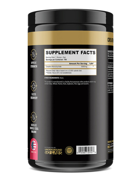 Panda Creatine Monohydrate 60 Porciones sin Sabor