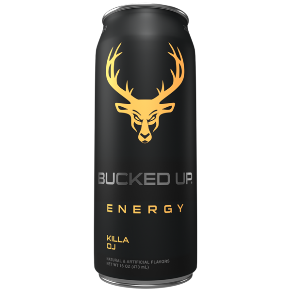 Bucked Up Energy Drinks 16Oz 12Pk Killa Oj