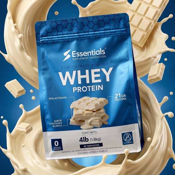 Ess Whey Protein 4 Libras Chocolate Blanco