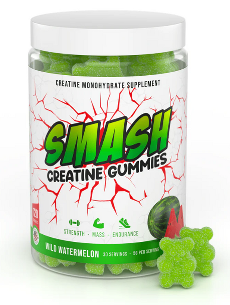Smash Creatine Gummies 120 Unidades Wild Watermelon
