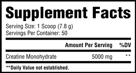 Core Nutritionals Creatine 50 Porciones Orange Cream
