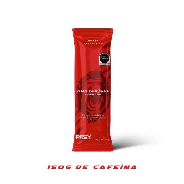 Prey Hunter Gel con Cafeina 60 Gr 10 Pz Cafe