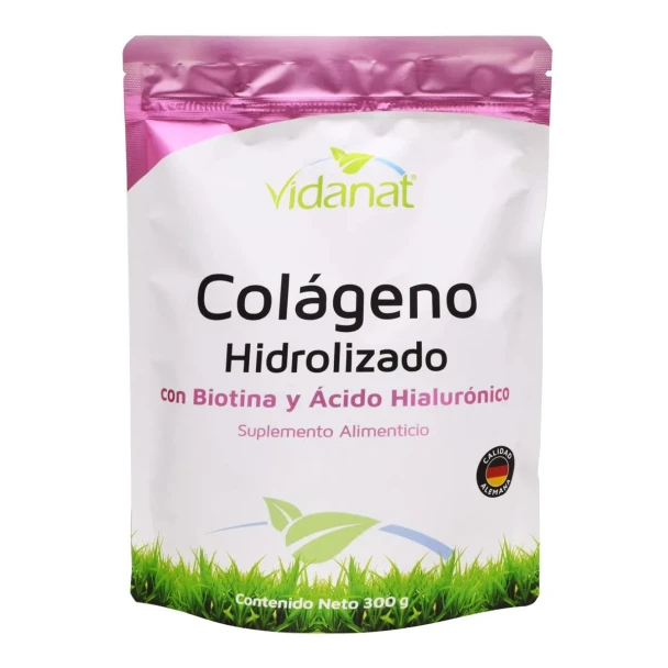 Vidanat Colageno Hidrolizado con Biotina y Cido Hialur Nico 300 Gr