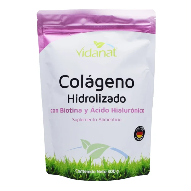 Vidanat Colageno Hidrolizado con Biotina y Cido Hialur Nico 300 Gr