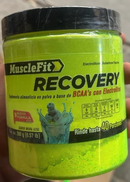 Musclefit Recovery BCAA 260Gr Blue Raspberry