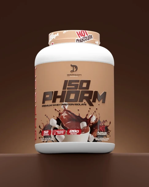 Dragon Pharma Isophorm 3 97 Libras 52 Porciones Hot Chocolate Nueva Presentacion