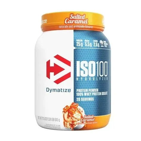 Dymatize Iso 100 1 3 Libras 20 Porciones Salted Caramel
