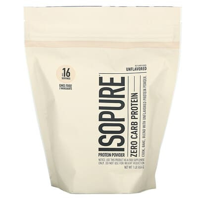 Nb Isopure Zero Carb 1 lb sin Sabor