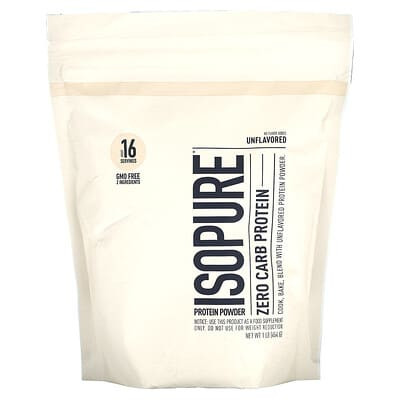 Nb Isopure Zero Carb 1 lb sin Sabor