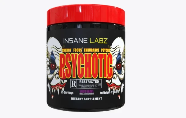 Insane Labz Psychotic Rated R 25 Porciones Sour Grape