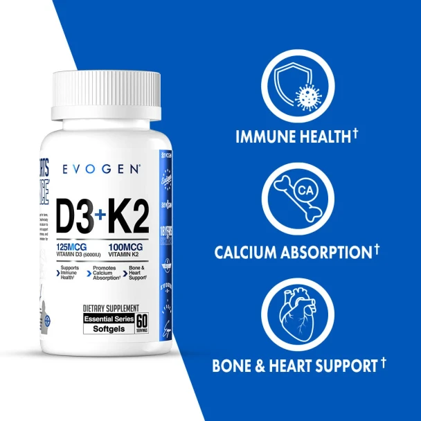 Evogen Vitamin D3 K2