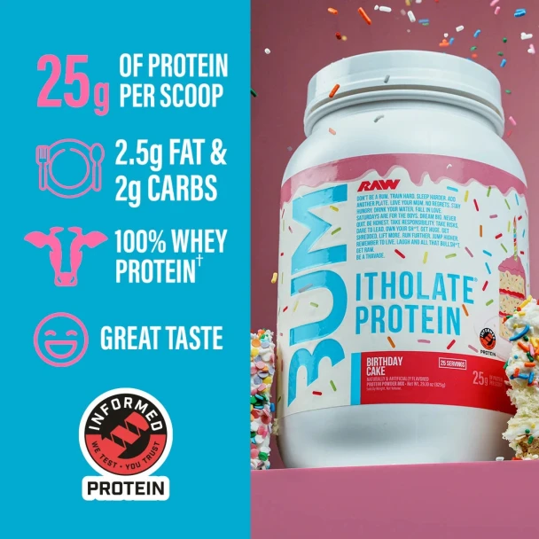 Raw Cbum Itholate 4 Libras Birthday Cake