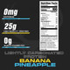 Bucked Up Lightly Carbonated Protein 16 Onzas 12Pk Banana Pineapple