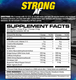 Mhp Strong Af Pre - Entreno 40 Porciones Raspberry Lemonade