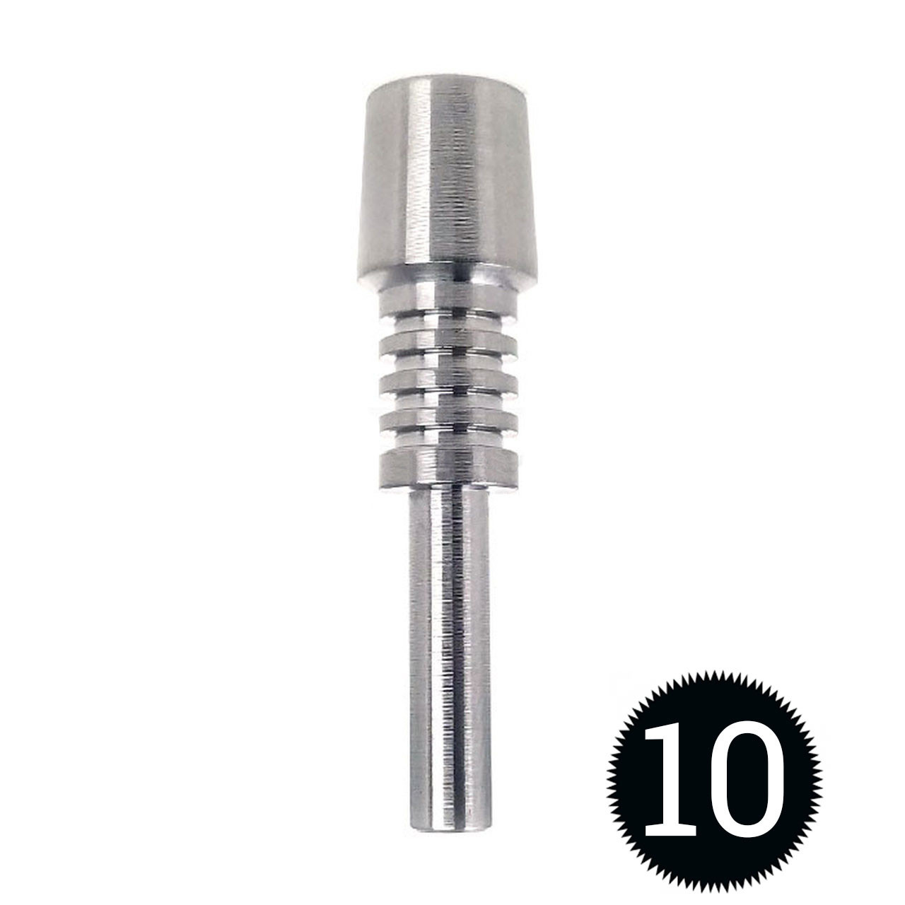 10mm Titanium Concentrate Hand Pipe Tip - Pack of 10 (MSRP $6.00ea)