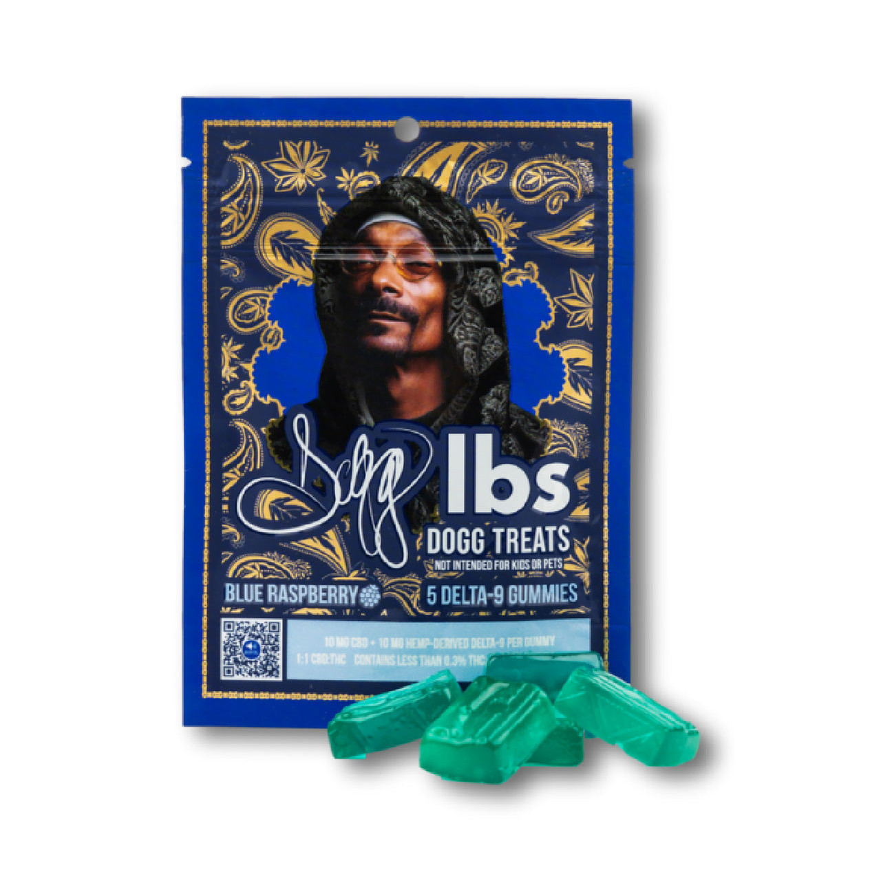 Dogg lbs - Delta 9 Gummies - 5ct Pouch - Display of 10