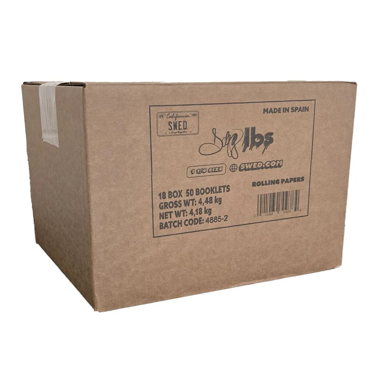 Dogg lbs - Rolling Papers Blue Paisley - 1 1/4 - 50ct - 50pk Display - Case of 18