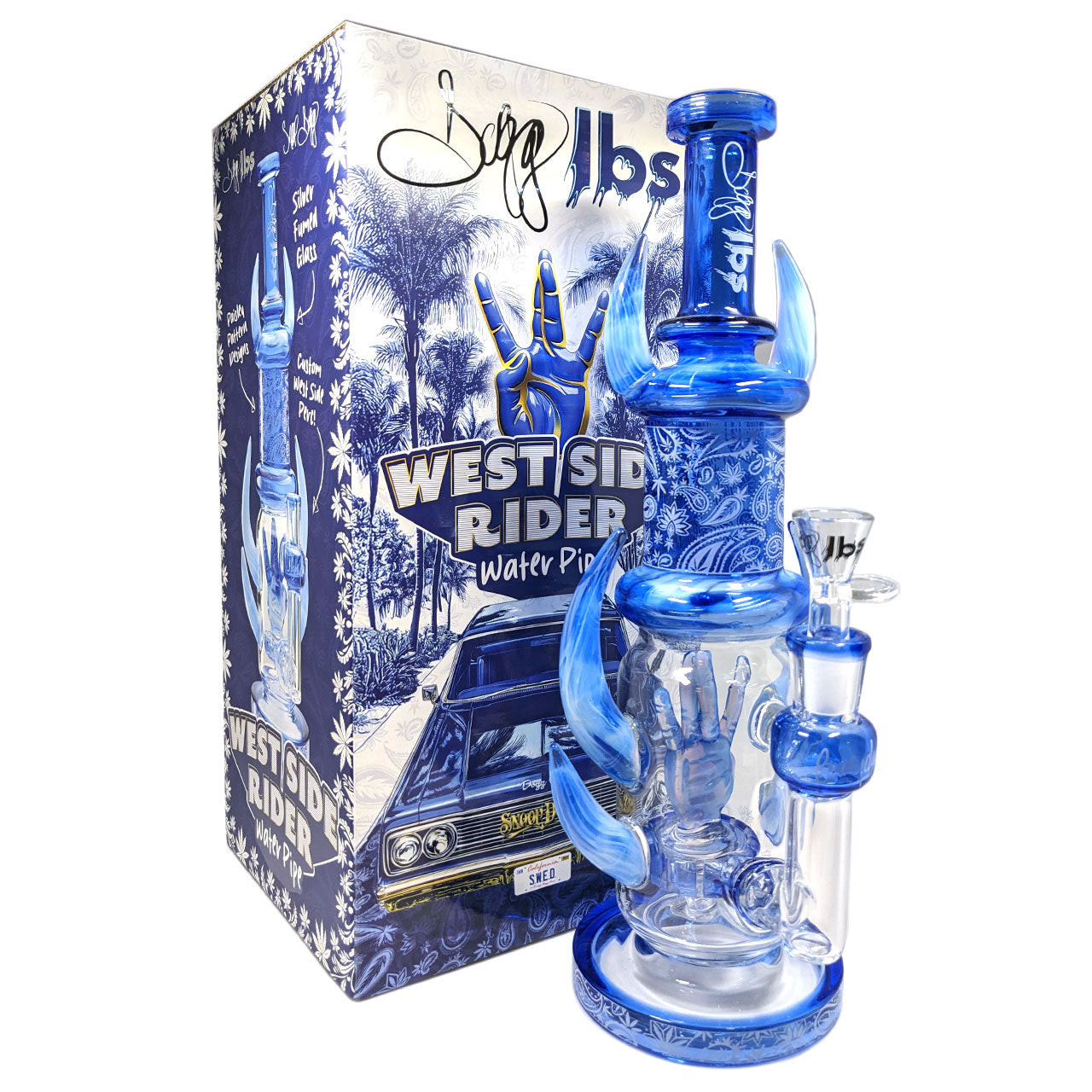 Dogg lbs - 12" Westside Rider Water Pipe