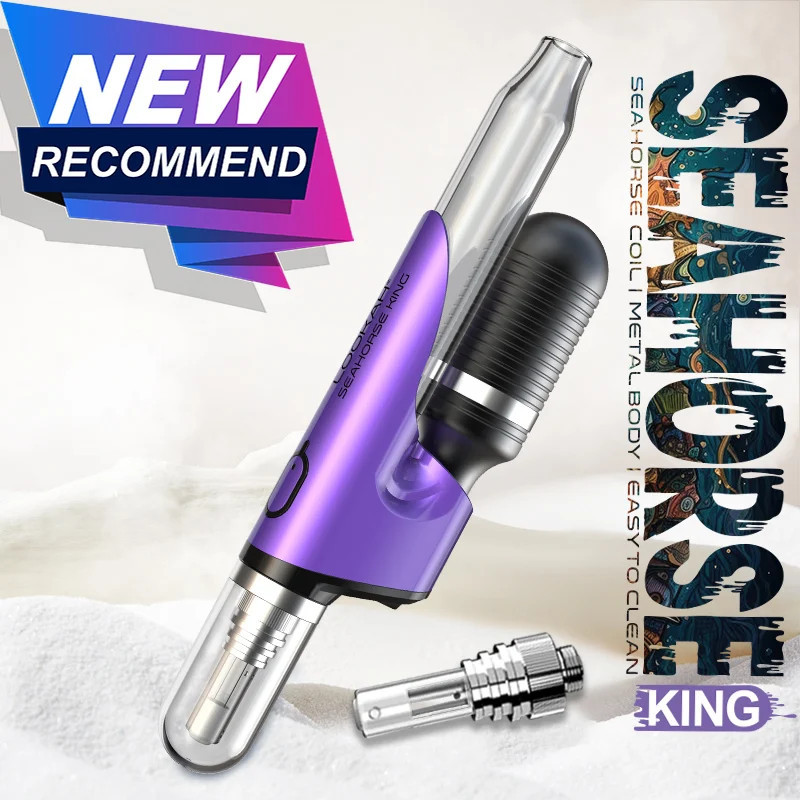 Lookah - Seahorse King 950mAh Electric Nectar Collector Vaporizer Kit (MSRP $70.00)