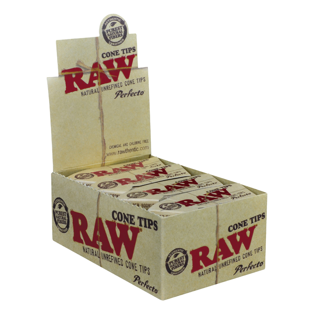 RAW® - Perfecto Cone Tips (32ct) - Display of 24 (MSRP $3.00ea)