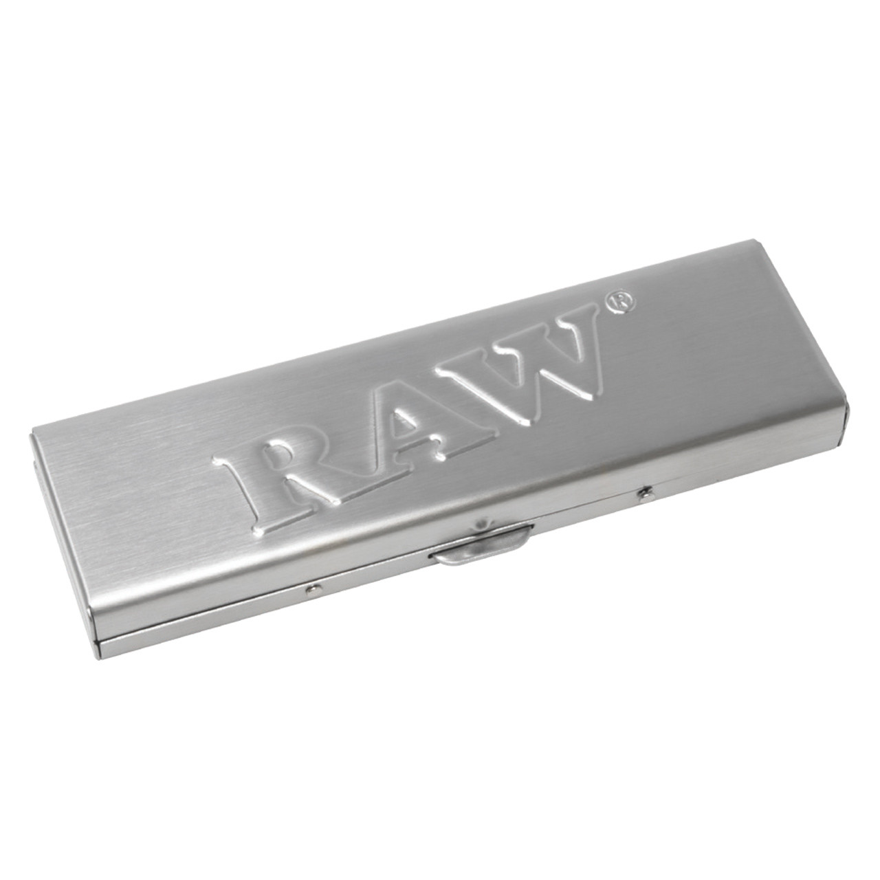 RAW® - Rolling Papers Tin King Size (1pc) - Stainless Steel (MSRP $25.00)