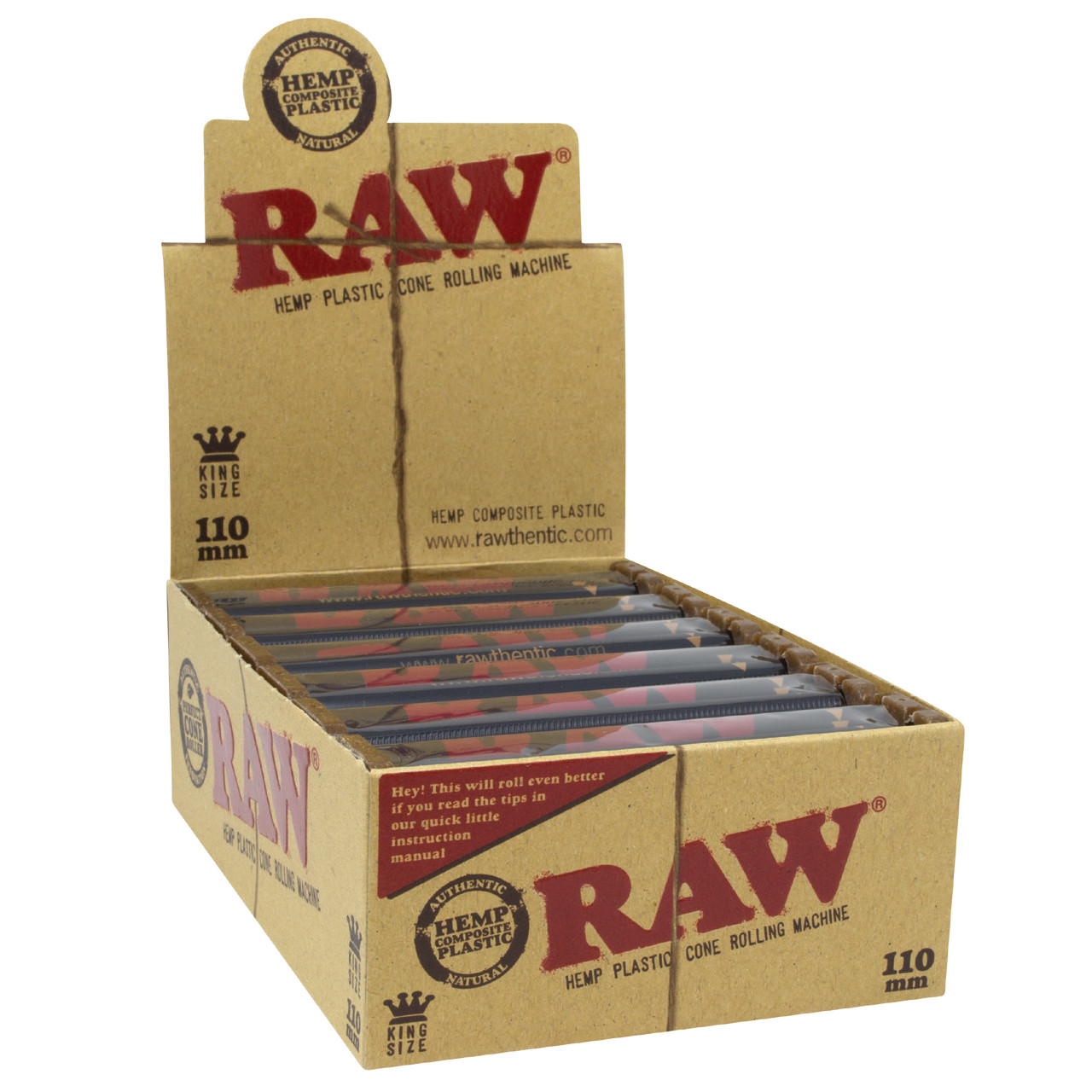 RAW® -  Cone Rolling Machine 110mm - Display of 12 (MSRP $4.00ea)