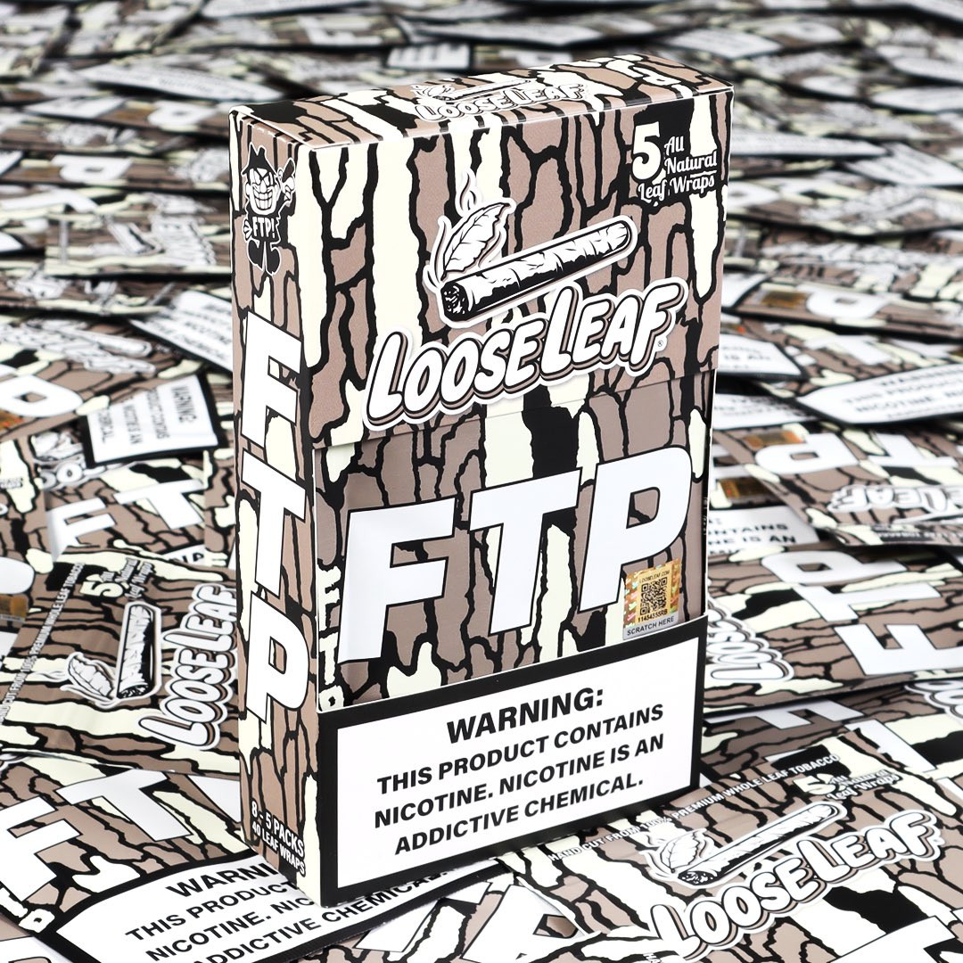 LooseLeaf - FTP Cigar Wraps (5ct) - Box of 8 (MSRP $15.00ea)