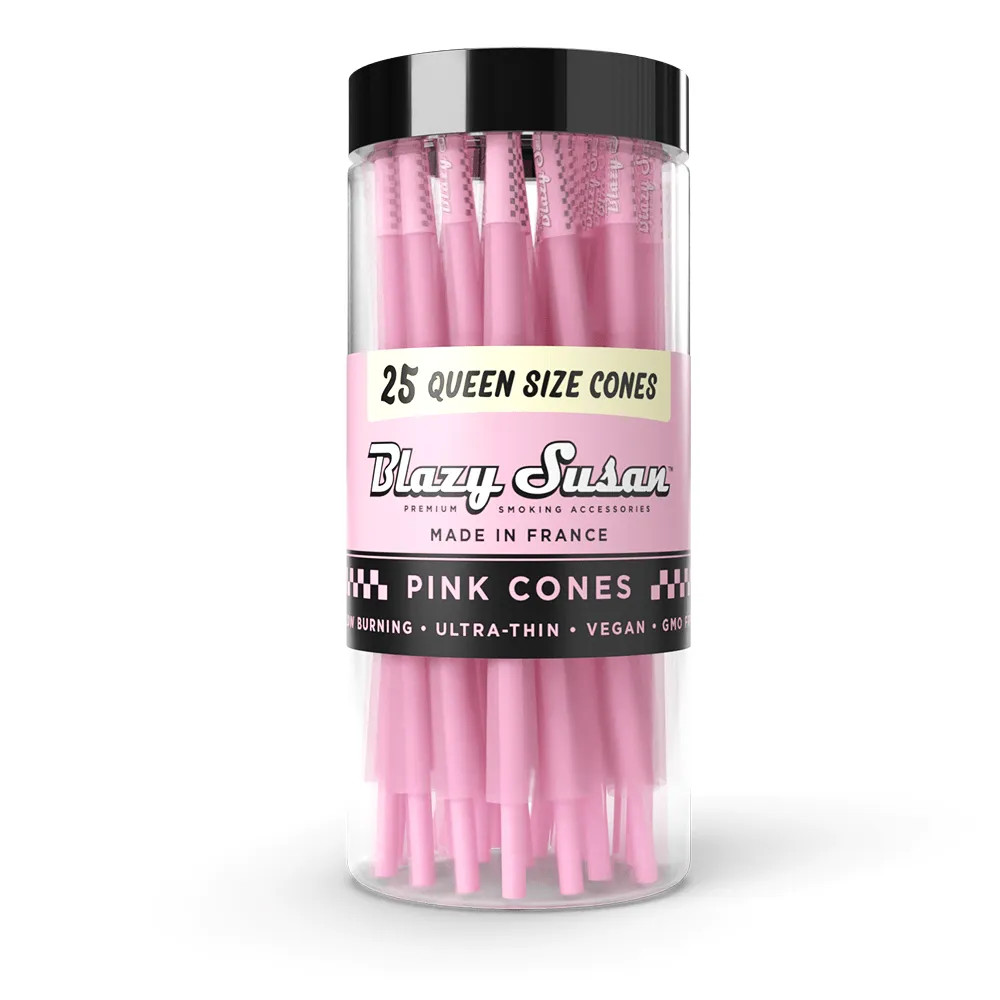 Blazy Susan® - Queen Size Cones (120/40mm) - Jar of 25 (MSRP $20.00)