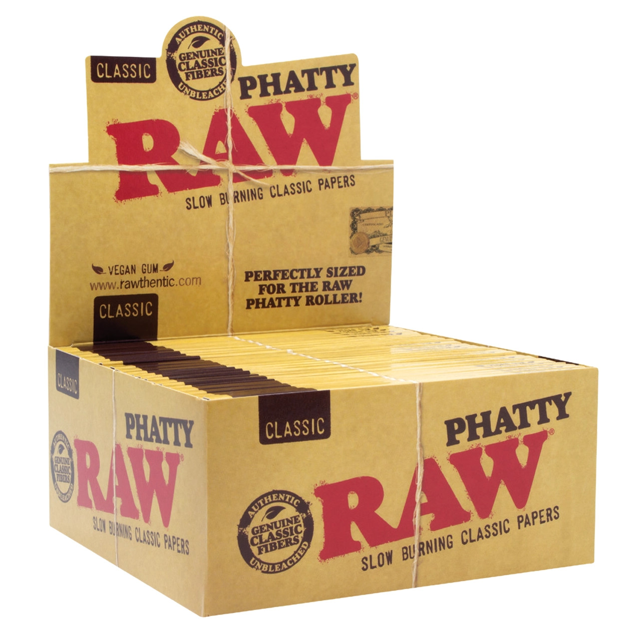 RAW® - Phatty Rolling Papers (32ct) - Display of 24 (MSRP $3.00ea)