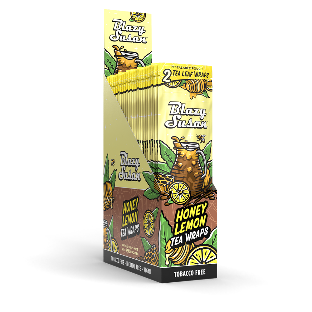 Blazy Susan® - Black Tea Leaf Wraps (2ct) - Display of 25 (MSRP $2.00ea)