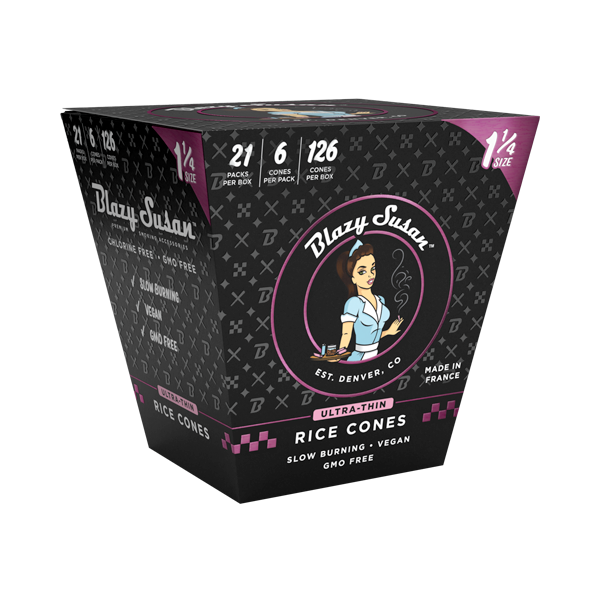 Blazy Susan - Ultra Thin Cones - 1-1/4 (6ct) - Display of 21 (MSRP $4.99ea)