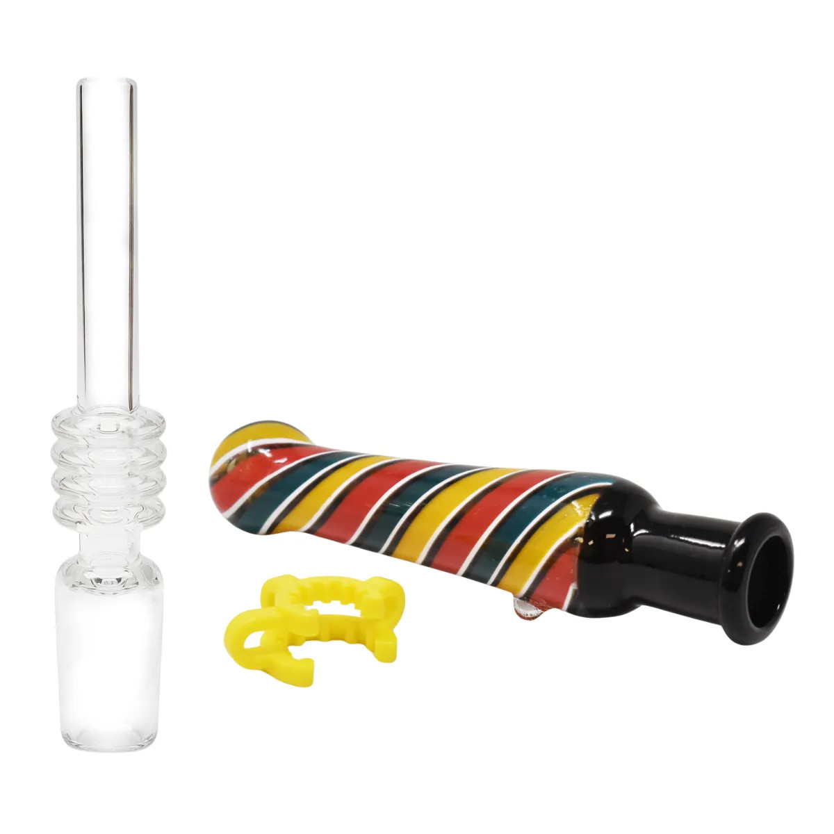 4" ZigmaArt Molino Nectar Collector - with Quartz Tip (MSRP $15.00)