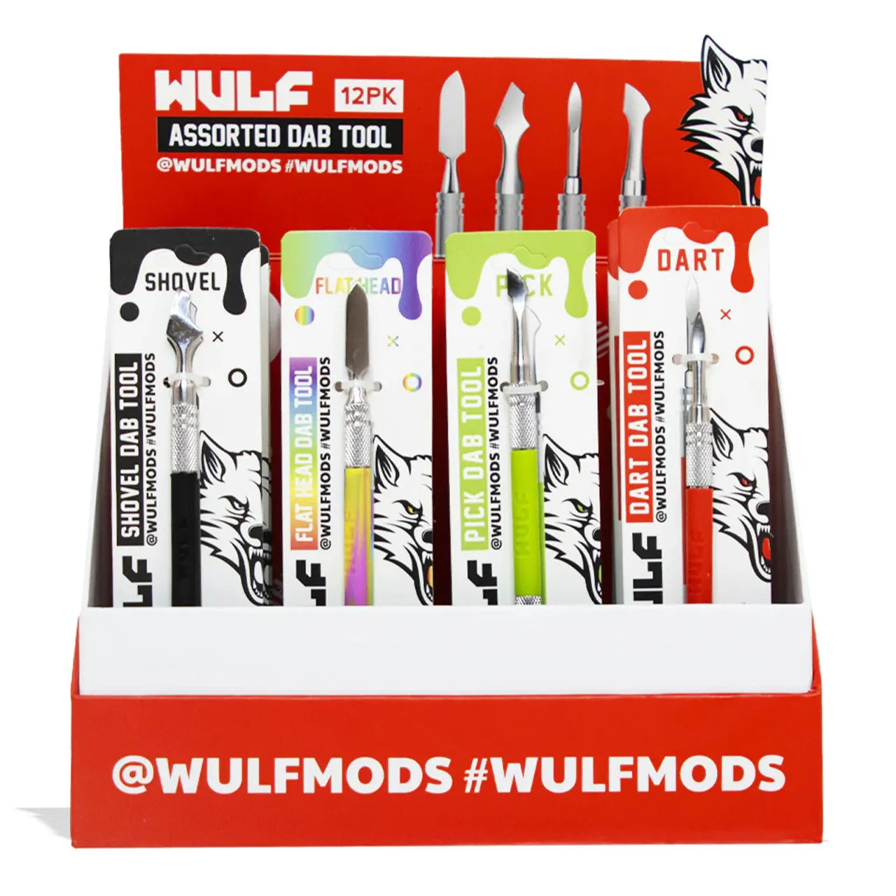 Wulf Mods - Dab Tool Assorted - Display of 12 (MSRP $10.00ea)