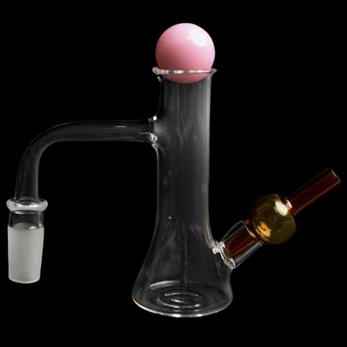 19mm Side Load Beaker Quartz Banger Set - 14M90 (MSRP $25.00)
