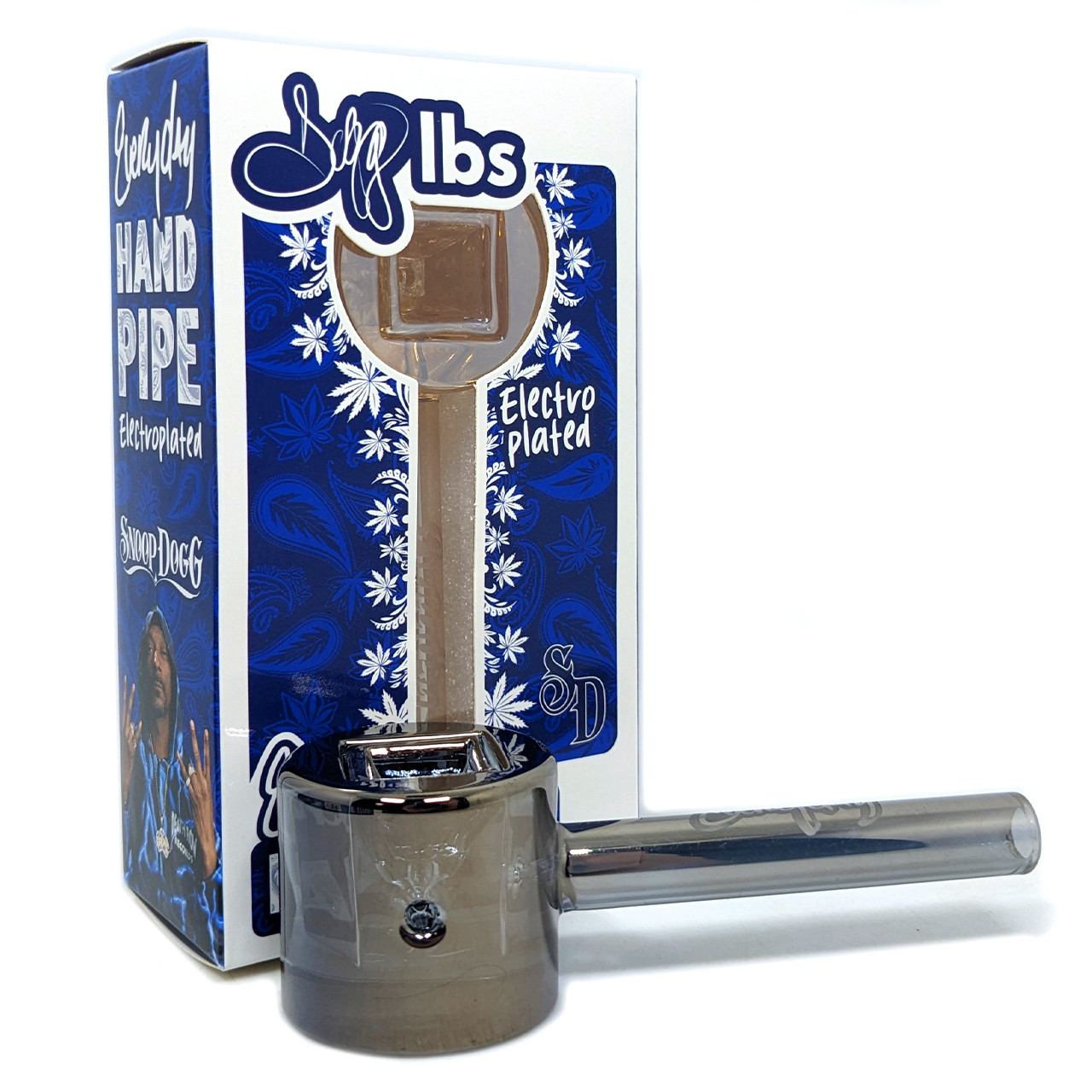 Dogg lbs - 4" Everyday Electro Plated Cylinder Hand Pipe