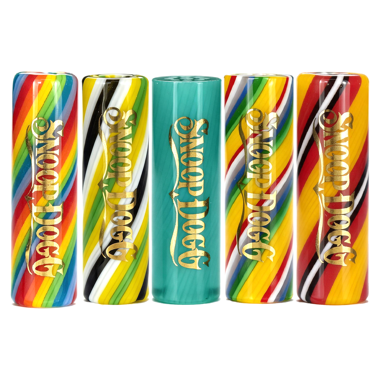 Snoop Dogg - Glass Tips - Variety 5pk Pouch - Sunset Colors (MSRP $ 10.00ea)