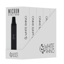 White Rhino - Micron Mini Dry Herb Vaporizer - Display of 5 (MSRP $40.00ea)
