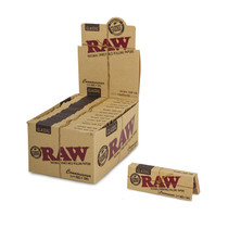 RAW® - Classic Connoisseur Rolling Papers 1¼ with Tips (50ct) - Display of 24 (MSRP $3.00ea)