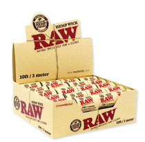 RAW® - Hemp Wick European Edition 3 Meter (10ft) - Display of 40 (MSRP $2.00ea)