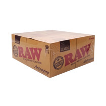 RAW® -  Artesano Rolling Papers King Size Slim With Tips (32ct) - Display of 15 (MSRP $4.75ea)
