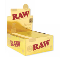 RAW® - Ethereal Rolling Papers King Size Slim (32ct) - Display of 50 (MSRP $4.00ea)