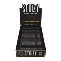 STIIIZY - Unbleached Rolling Papers 1 1/4 (33ct) - Display of 25 (MSRP $2.00ea)