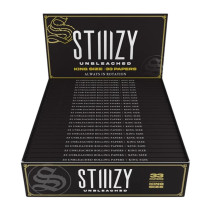 STIIIZY - Unbleached Rolling Papers King Size (33ct) - Display of 24 (MSRP $3.00ea)