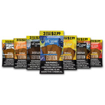 Lil Leaf - Tobacco Wraps (3ct) - Pre-Priced - Box of 10 (MSRP $2.99ea)