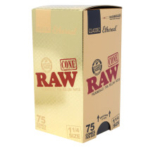 RAW® - Ethereal Pre-Rolled Cone 1 1/4 - Box of 75 (MSRP $60.00)