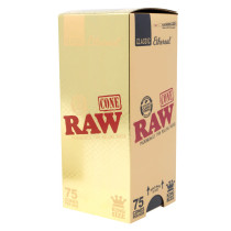 RAW® - Ethereal Pre-Rolled Cone King Size - Box of 75 (MSRP $60.00)