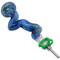 4" Kinky Nectar Collector with 10M Stainless Steel Tip (MSRP $40.00)