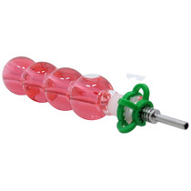 4.7" Glycerin Color Nectar Collector - with 10M Metal Tip (MSRP $30.00)