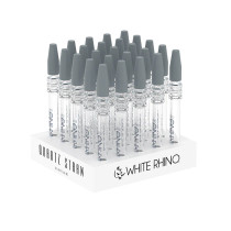 White Rhino - Dab Straw - Quartz V2 with Silicone Cap - Display of 25 (MSRP $10.00ea)