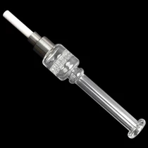 5" Clear Honeycomb Nectar Pipe with Screw Tip (MSRP $10.00)